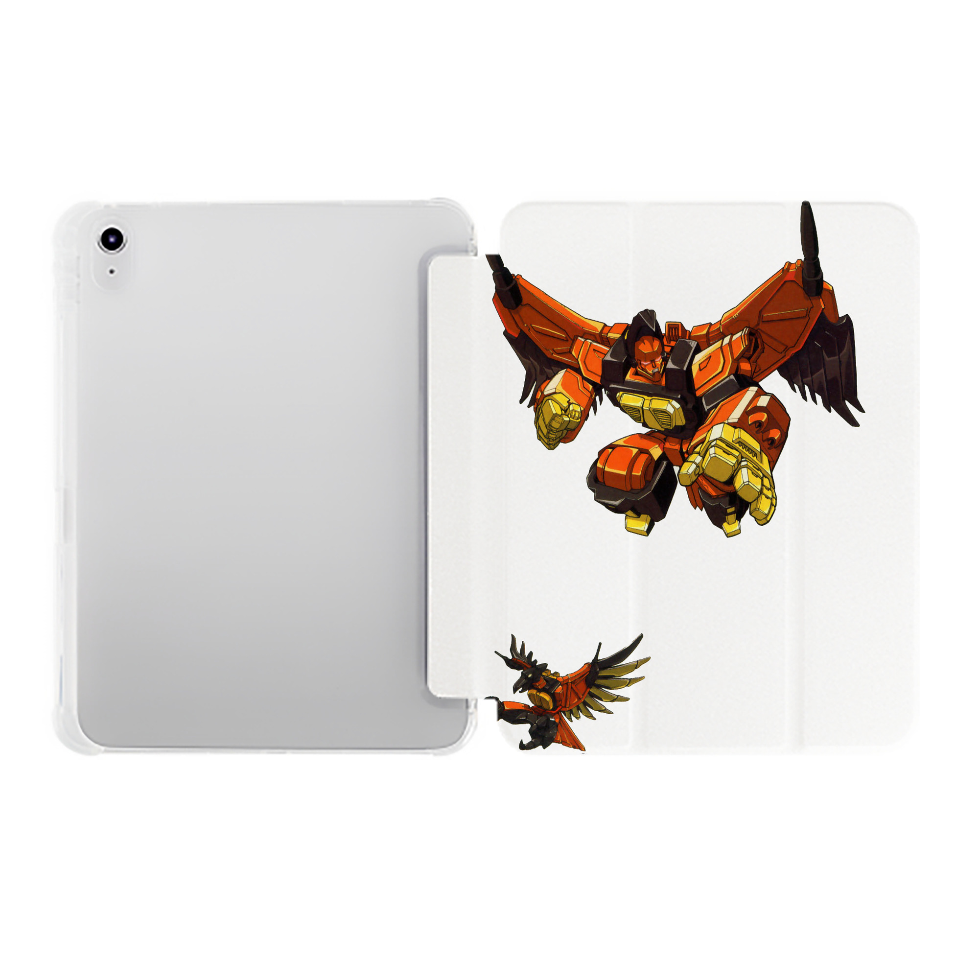 （画像用）  IPad ケース ペン収納付き 三つ折りスタンド PUレザー×シリコン 対応機種9.5/10.5/10.9インチ